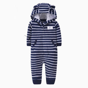 Single layer polar fleece romper zipper shirt - KJ's Store