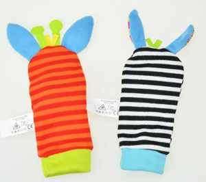 Baby Infant Toy Soft Socks Handbells - KJ's Store