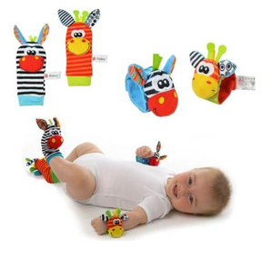 Baby Infant Toy Soft Socks Handbells - KJ's Store